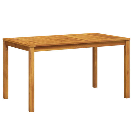 Patio Table 55.1"x31.5"x29.1" Solid Acacia Wood