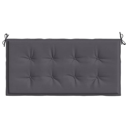 Garden Bench Cushion Anthracite 47.2"x19.7"x1.6" Oxford Fabric