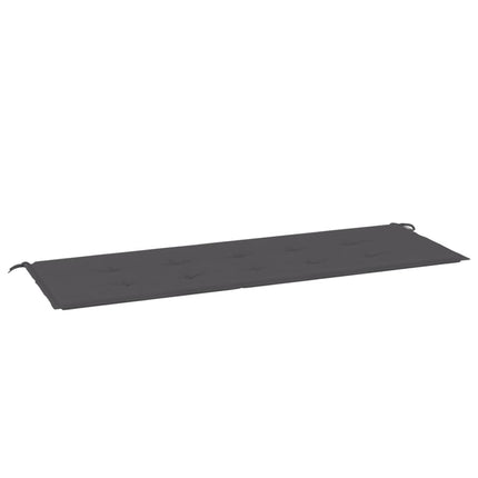 Garden Bench Cushion Anthracite 59.1"x19.7"x1.2" Oxford Fabric
