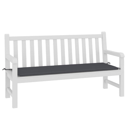 Garden Bench Cushion Anthracite 59.1"x19.7"x1.2" Oxford Fabric