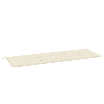 Garden Bench Cushion Cream 59.1"x19.7"x1.6" Oxford Fabric