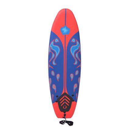 Surfboard Blue and Red 66.9
