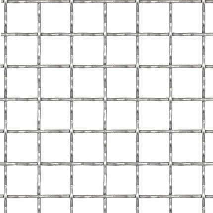 Crimped Garden Wire Fence Stainless Steel 19.7"x19.7" 0.4"x0.4"x0.1