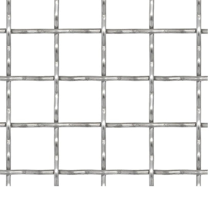 Crimped Garden Wire Fence Stainless Steel 39.4"x33.5" 0.4"x0.4"x0.1