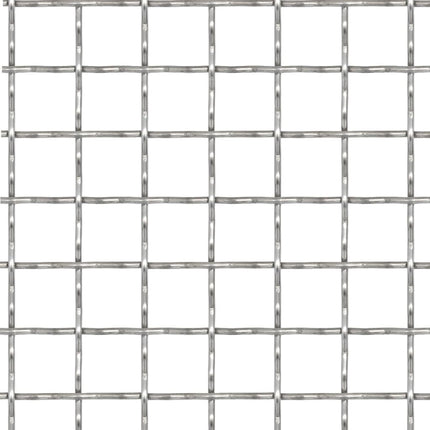 Crimped Garden Wire Fence Stainless Steel 19.7"x19.7" 0.8"x0.8"x0.1