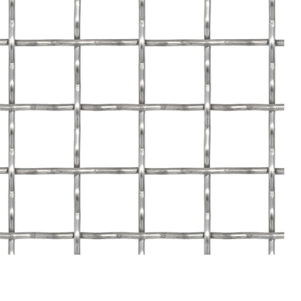 Crimped Garden Wire Fence Stainless Steel 39.4"x33.5" 0.8"x0.8"x0.1