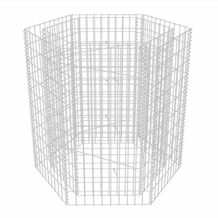 Hexagonal Gabion Raised Bed 39.4"x35.4"x39.4