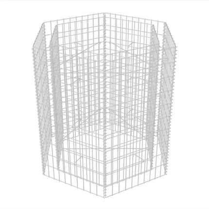 Hexagonal Gabion Raised Bed 39.4"x35.4"x39.4