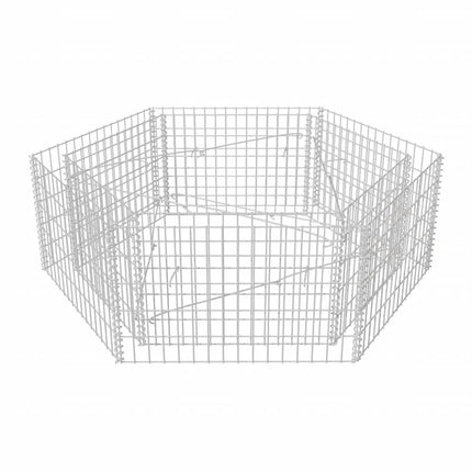 Hexagonal Gabion Raised Bed 63"x55.1"x19.7