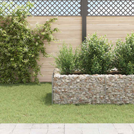 Gabion Raised Bed Steel 141.7"x35.4"x19.7