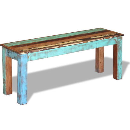 Bench Solid Reclaimed Wood 43.3"x13.8"x17.7