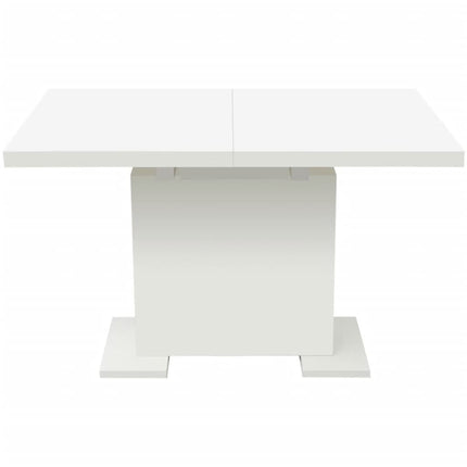 Extendable Dining Table High Gloss White