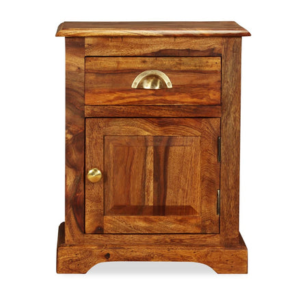 Bedside Cabinet 2 pcs 15.7"x11.8"x19.7" Solid Acacia Wood