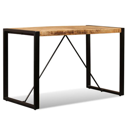 Dining Table Solid Rough Mango Wood 47.2