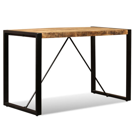 Dining Table Solid Rough Mango Wood 47.2