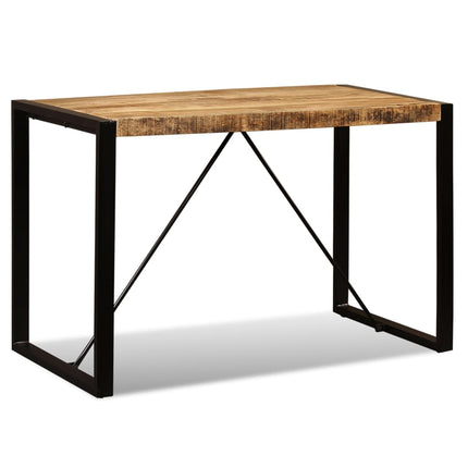 Dining Table Solid Rough Mango Wood 47.2