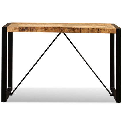 Dining Table Solid Rough Mango Wood 47.2