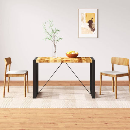 Dining Table Solid Rough Mango Wood 47.2