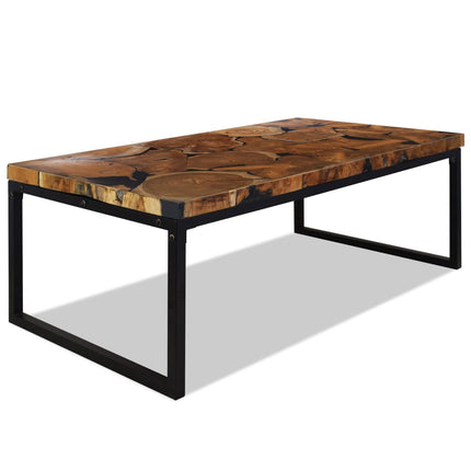 Coffee Table Teak Resin 43.3"x23.6"x15.7