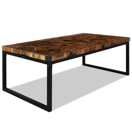 Coffee Table Teak Resin 43.3"x23.6"x15.7