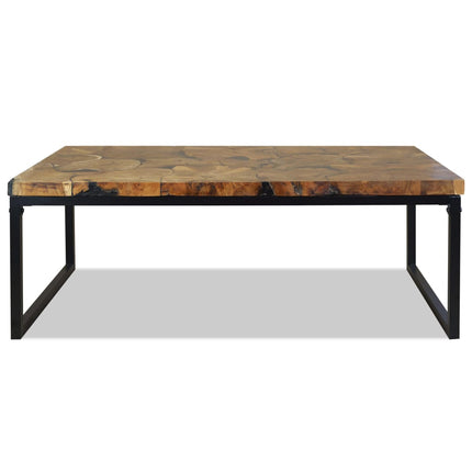 Coffee Table Teak Resin 43.3"x23.6"x15.7