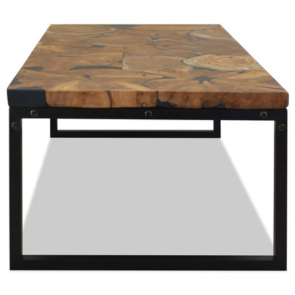 Coffee Table Teak Resin 43.3"x23.6"x15.7