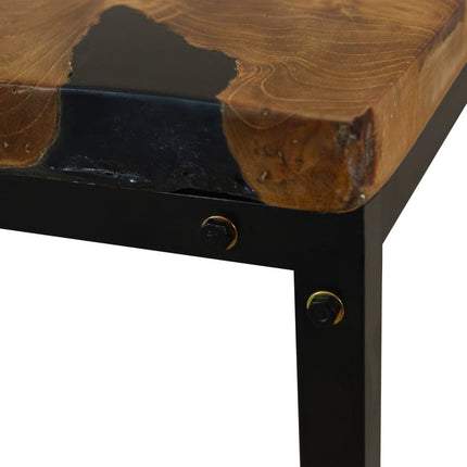 Coffee Table Teak Resin 43.3"x23.6"x15.7