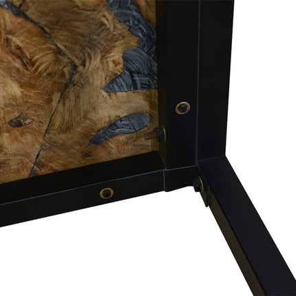 Coffee Table Teak Resin 43.3"x23.6"x15.7