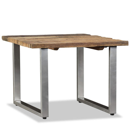 Coffee Table Solid Reclaimed Wood 21.7"x21.7"x15.7