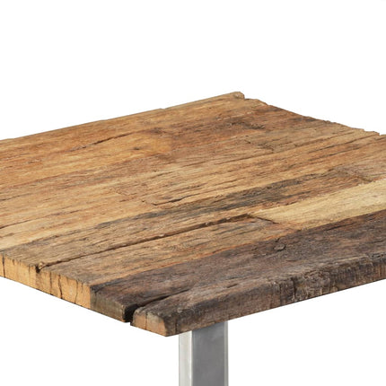 Coffee Table Solid Reclaimed Wood 21.7"x21.7"x15.7