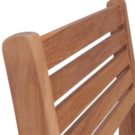 Stackable Patio Chairs 2 pcs Solid Teak Wood