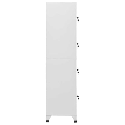 Locker Cabinet with 4 Compartments 15"x17.7"x70.9