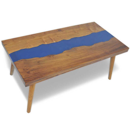 Coffee Table Teak Resin 39.4"x19.7"x15.7