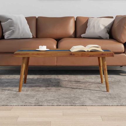 Coffee Table Teak Resin 39.4"x19.7"x15.7