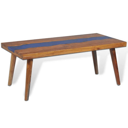 Coffee Table Teak Resin 39.4"x19.7"x15.7