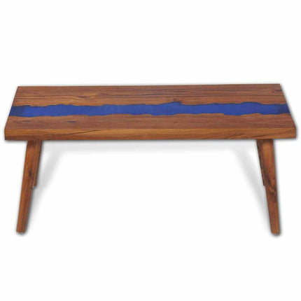 Coffee Table Teak Resin 39.4"x19.7"x15.7