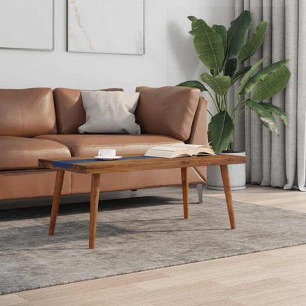 Coffee Table Teak Resin 39.4"x19.7"x15.7