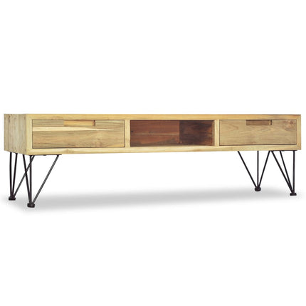 TV Stand 47.2"x13.8"x13.8" Solid Teak