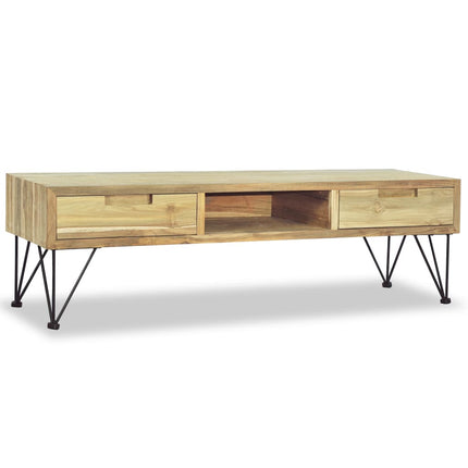 TV Stand 47.2"x13.8"x13.8" Solid Teak