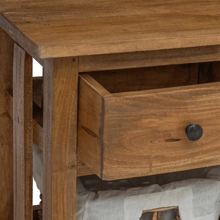Sideboard Solid Mahogany Wood 39.4"x11.8"x19.7