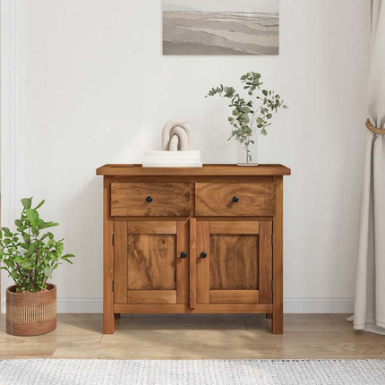 Sideboard Solid Mahogany Wood 29.5"x11.8"x25.6