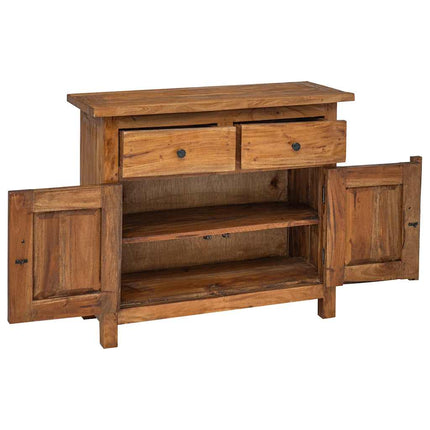 Sideboard Solid Mahogany Wood 29.5"x11.8"x25.6