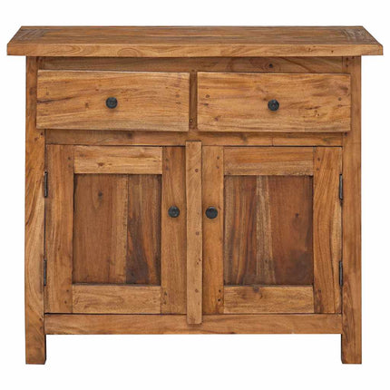 Sideboard Solid Mahogany Wood 29.5"x11.8"x25.6