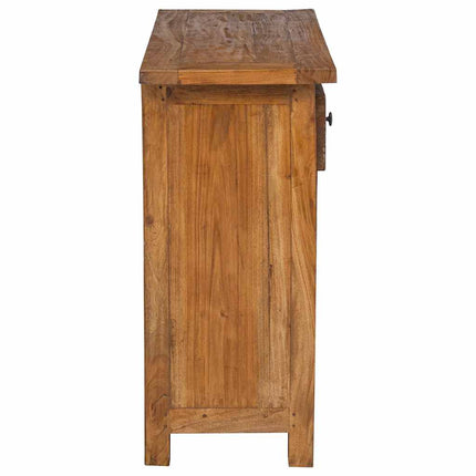 Sideboard Solid Mahogany Wood 29.5"x11.8"x25.6