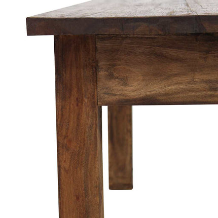 Coffee Table Solid Mahogany Wood 37.8"x28.7"x17.7