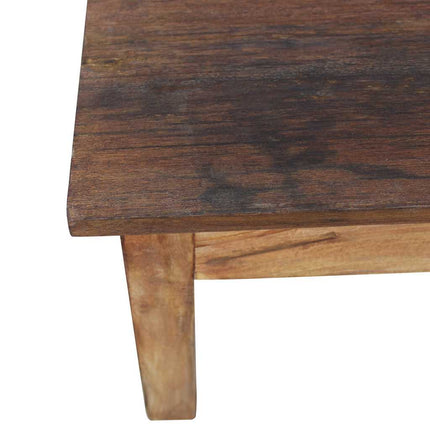 Coffee Table Solid Mahogany Wood 37.8"x28.7"x17.7