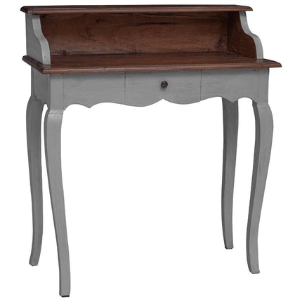 Writing Desk Solid Mahogany Wood 31.5"x15.7"x36.2