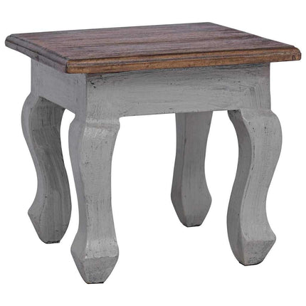 Nesting Table Set 3 Pieces Solid Mahogany Wood