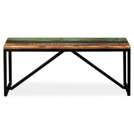 Bench Solid Reclaimed Wood 43.3"x13.8"x17.7