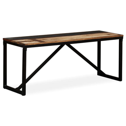 Bench Solid Reclaimed Wood 43.3"x13.8"x17.7